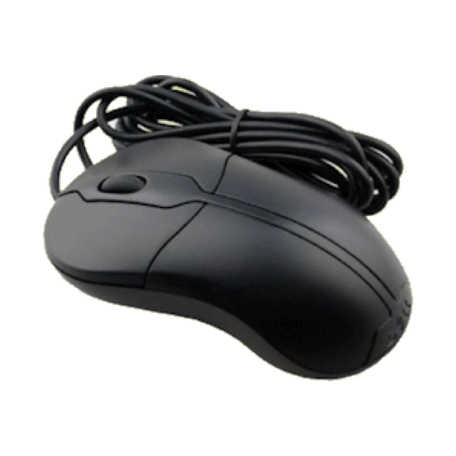 Dell 0XN966 Optische 3-knops muis met scrollwiel (USB, zwart)