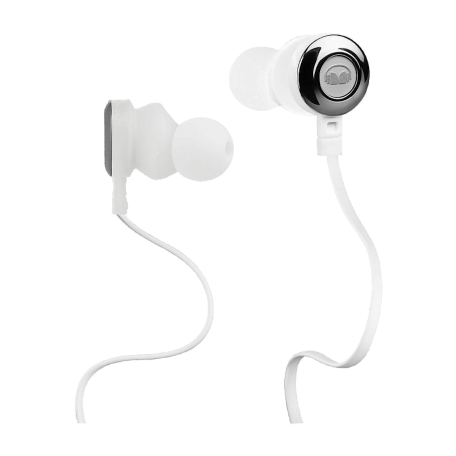 Monster 128666-00 ClarityHD High-Performance In-Ear Oortelefoon (3 pluggroottes, Wit)