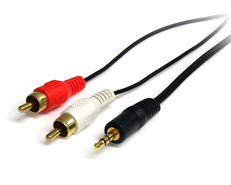 AWM MM-2D Stereo 20.0m, 3.5mm -> 2x Tulp (Male, Goldplated)