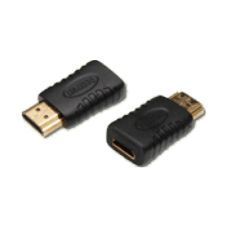 AWM AK-408002 HDMI type A naar Mini-HDMI type C verloop (19-pins, Male-Female)