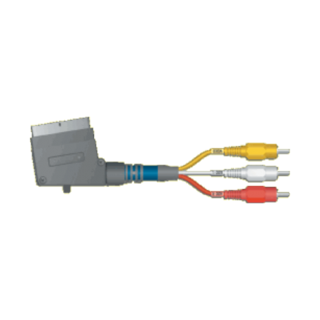 BOTS AKD7544-0150 Scart plug - 3 RCA plugs + switch (1.5M, blister)