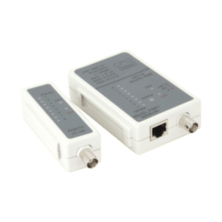 Cablexpert NCT-1 Kabeltester voor RJ-45 en COAX/RG-58/BNC kabels