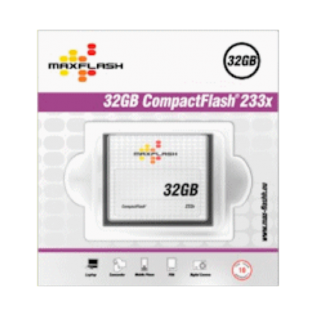 MaxFlash CF32G233M-R 32GB CompactFlash Card (233x, 20MB/s, retail)