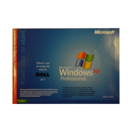 Microsoft/Dell 0UT878 Windows XP Pro SP2 recovery CD + boekje (NL)