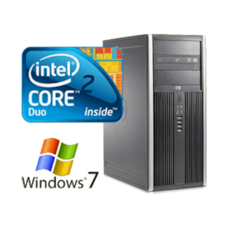 HP/Compaq Elite 8000 CMT Core2Duo 3.0GHz 4GB/250GB/DVDRW Gbit/10x USB/W7HP