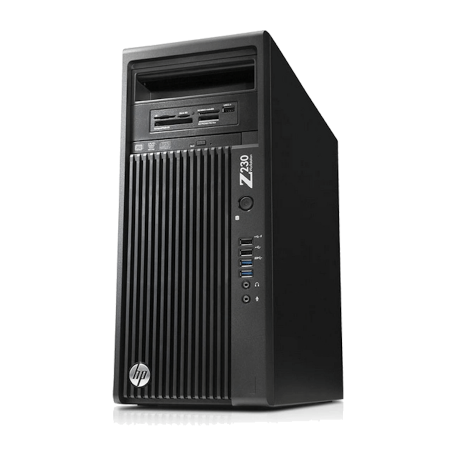 HP Z230 MT Workstation Xeon E3-1225v3 3.2GHz, 16GB RAM/250GB SSD+1TB HD, DVDRW, Win 10 Pro