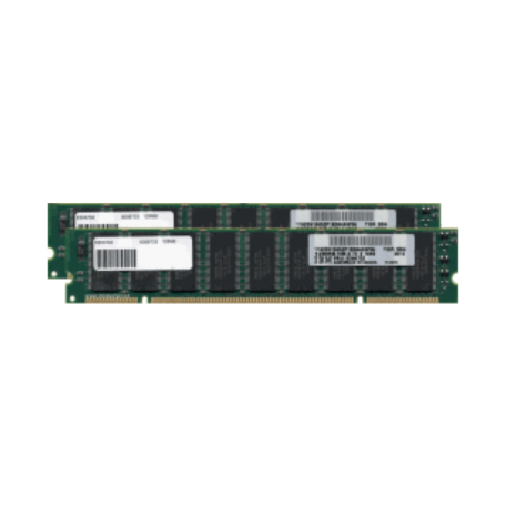 IBM 4110 256MB 200-pins DRAM 10ns 3.3V ECC (2x 128MB kit)