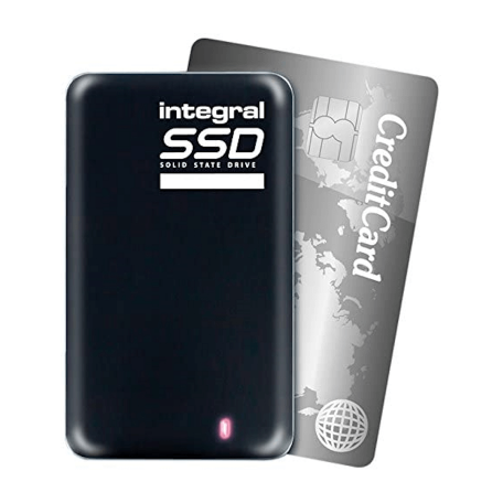 Integral INSSD120GPORT3.0 120GB Portable Solid State Drive (USB3.0, 400/370MBps, slechts 49x80x9mm)