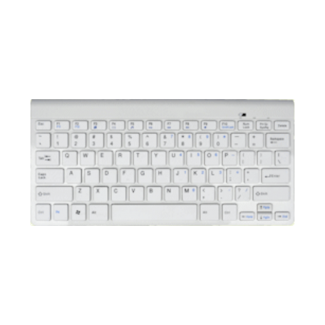 Gembird KB-BT-001-W Mini Bluetooth 3.0 toetsenbord (78 toetsen, wit)