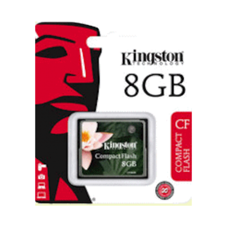 Kingston CF/8GB 8GB CompactFlash Card (retail)
