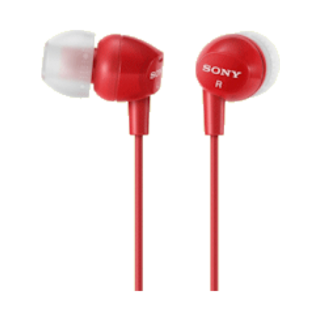 Sony MDR-EX10LP In-Ear oordopjes (8Hz+, Gesloten Klankkast, Rood)