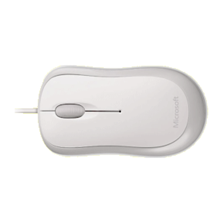 Microsoft X821908-001 Basic Optical Mouse (Optisch, Scroll, USB, Beige)