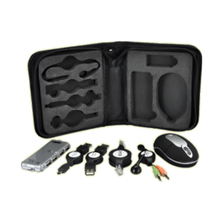 OEM Netbook Toolbag Traveler-Kit met o.a. draadloze muis & USB 2.0-hub