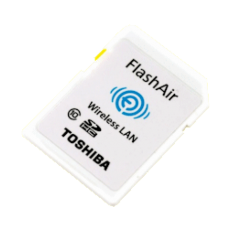 Toshiba SD-F08AIR FlashAir 8GB SDHC Card Class 10 + WiFi 802.11b/g/n