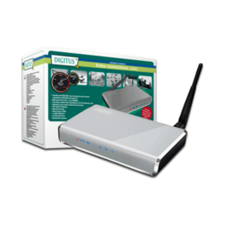 Digitus DN-7049-1 GreyRapid Wireless Router (802.11n draft, 150Mbps)