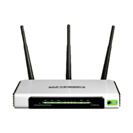 TP-LINK TL-WR941ND 300Mbps Advanced Wireless N Router+4-poorts switch