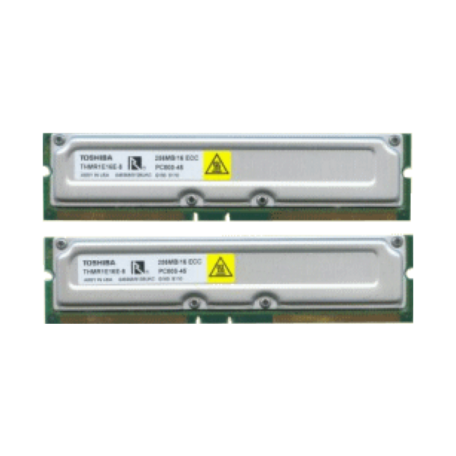 Infineon HYR186440G-845 256MB (2x 128MB) Rambus DRAM RIMMs (800-45, ECC)