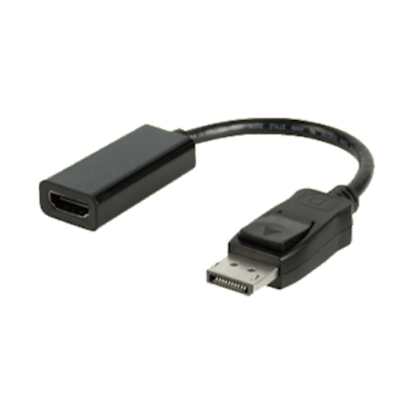 Valueline VLCP37150B02 DisplayPort naar HDMI input verloopkabel (0,2m)